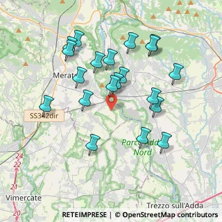 Mappa Str. Fornace, 23877 Paderno D'adda LC, Italia (3.7765)