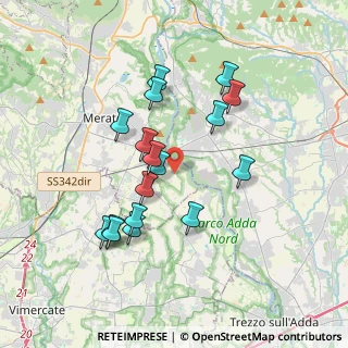 Mappa Str. Fornace, 23877 Paderno D'adda LC, Italia (3.36647)