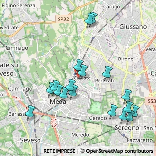 Mappa Via San Giorgio, 22060 Cabiate CO, Italia (2.24944)