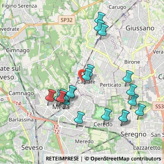 Mappa Via San Giorgio, 22060 Cabiate CO, Italia (2.115)