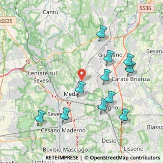 Mappa Via San Giorgio, 22060 Cabiate CO, Italia (4.25818)