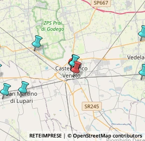 Mappa Via Pio X, 31033 Castelfranco Veneto TV, Italia (5.15083)
