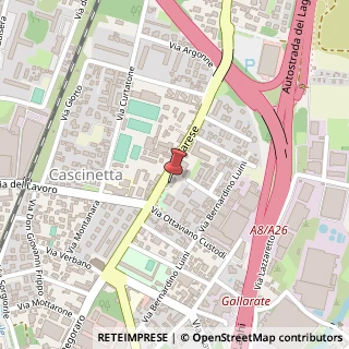 Mappa Via Varese, 12, 21013 Gallarate, Varese (Lombardia)