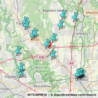 Mappa Via Antonio Gramsci, 22076 Mozzate CO, Italia (5.4025)