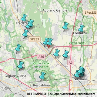 Mappa Via Antonio Gramsci, 22076 Mozzate CO, Italia (5.338)