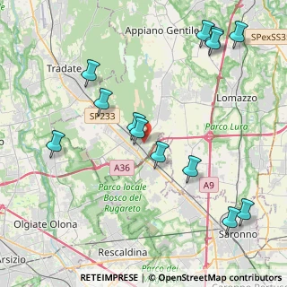 Mappa Via Antonio Gramsci, 22076 Mozzate CO, Italia (4.79615)