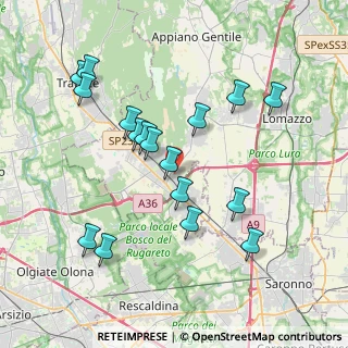 Mappa Via Antonio Gramsci, 22076 Mozzate CO, Italia (3.83294)