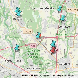 Mappa Via Antonio Gramsci, 22076 Mozzate CO, Italia (5.01636)