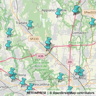 Mappa Via Antonio Gramsci, 22076 Mozzate CO, Italia (7.116)