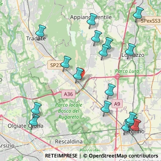 Mappa Via Antonio Gramsci, 22076 Mozzate CO, Italia (5.34588)