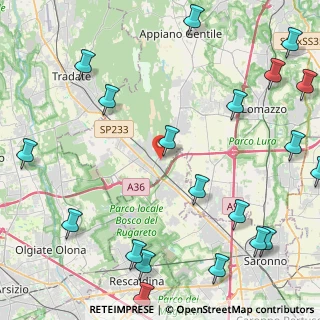 Mappa Via Antonio Gramsci, 22076 Mozzate CO, Italia (6.297)