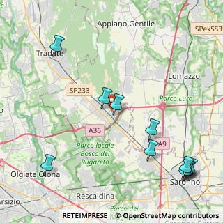 Mappa Via Antonio Gramsci, 22076 Mozzate CO, Italia (5.56)