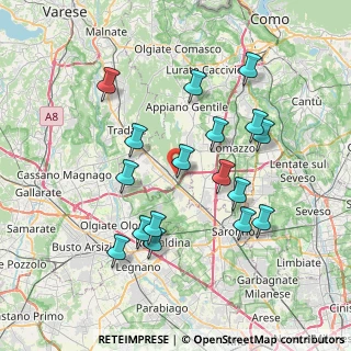 Mappa Via Antonio Gramsci, 22076 Mozzate CO, Italia (7.30471)