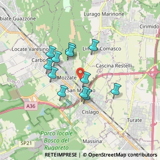 Mappa Via Antonio Gramsci, 22076 Mozzate CO, Italia (1.45583)