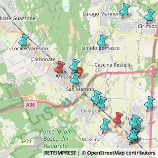 Mappa Via Antonio Gramsci, 22076 Mozzate CO, Italia (3.08882)