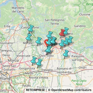 Mappa Via Bainsizza, 24048 Roncola BG, Italia (10.25556)