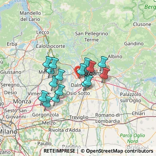 Mappa Via Bainsizza, 24048 Roncola BG, Italia (10.49412)