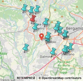 Mappa Via Bainsizza, 24048 Roncola BG, Italia (3.72333)