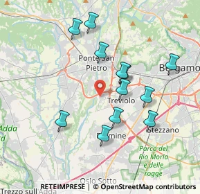 Mappa Via Bainsizza, 24048 Roncola BG, Italia (3.48417)