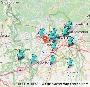 Mappa Via Bainsizza, 24048 Roncola BG, Italia (7.10632)