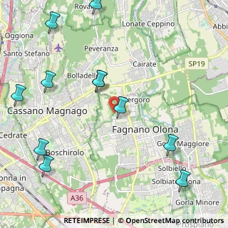 Mappa Via Carlo Goldoni, 21054 Fagnano Olona VA, Italia (2.70182)