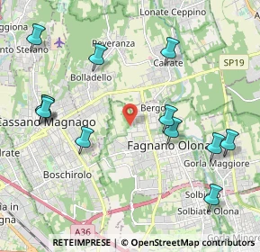 Mappa Via Carlo Goldoni, 21054 Fagnano Olona VA, Italia (2.39333)