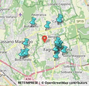 Mappa Via Carlo Goldoni, 21054 Fagnano Olona VA, Italia (1.67125)
