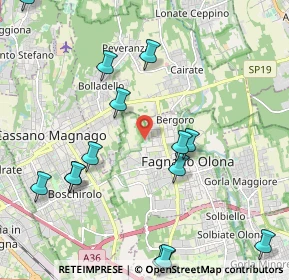 Mappa Via Carlo Goldoni, 21054 Fagnano Olona VA, Italia (2.574)
