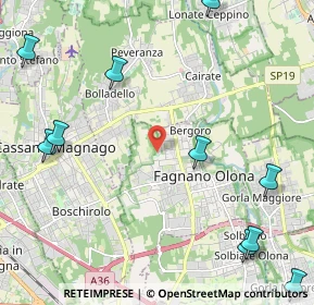 Mappa Via Carlo Goldoni, 21054 Fagnano Olona VA, Italia (3.11909)