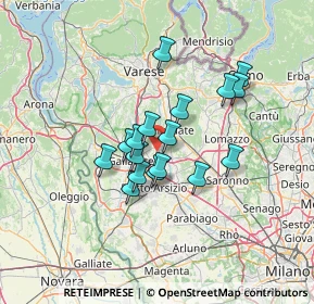 Mappa Via Carlo Goldoni, 21054 Fagnano Olona VA, Italia (10.06176)