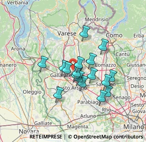 Mappa Via Carlo Goldoni, 21054 Fagnano Olona VA, Italia (10.41412)