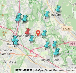 Mappa Via Carlo Goldoni, 21054 Fagnano Olona VA, Italia (4.225)
