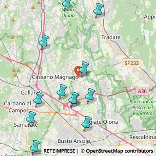 Mappa Via Carlo Goldoni, 21054 Fagnano Olona VA, Italia (5.13333)
