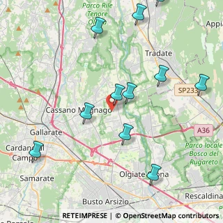Mappa Via Carlo Goldoni, 21054 Fagnano Olona VA, Italia (4.76909)