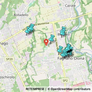 Mappa Via Carlo Goldoni, 21054 Fagnano Olona VA, Italia (0.954)