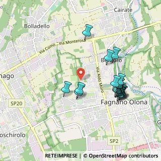 Mappa Via Carlo Goldoni, 21054 Fagnano Olona VA, Italia (0.964)