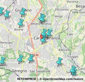 Mappa Piazza Risorgimento, 20841 Carate Brianza MB, Italia (2.79353)