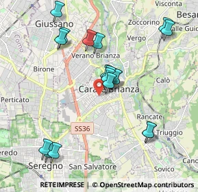 Mappa Piazza Risorgimento, 20841 Carate Brianza MB, Italia (1.99)