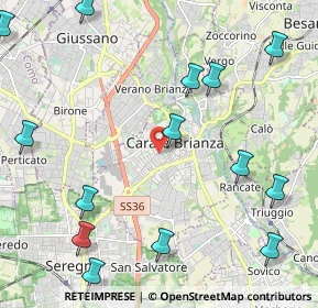Mappa Piazza Risorgimento, 20841 Carate Brianza MB, Italia (2.96467)