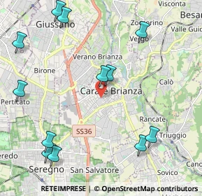 Mappa Piazza Risorgimento, 20841 Carate Brianza MB, Italia (2.62667)