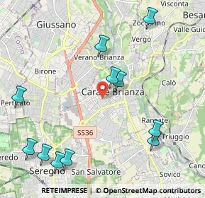 Mappa Piazza Risorgimento, 20841 Carate Brianza MB, Italia (2.51727)