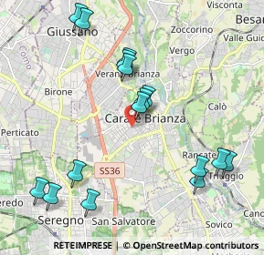 Mappa Piazza Risorgimento, 20841 Carate Brianza MB, Italia (2.21438)