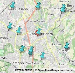 Mappa Piazza Risorgimento, 20841 Carate Brianza MB, Italia (2.63154)