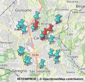 Mappa Piazza Risorgimento, 20841 Carate Brianza MB, Italia (1.81)