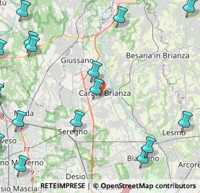 Mappa Piazza Risorgimento, 20841 Carate Brianza MB, Italia (6.8775)