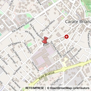 Mappa Piazza Risorgimento, 3, 20841 Carate Brianza, Monza e Brianza (Lombardia)