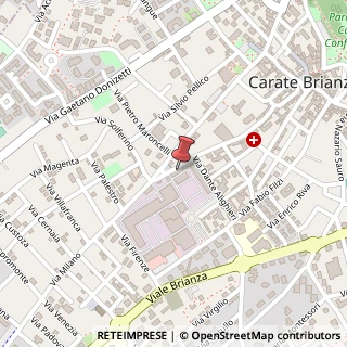 Mappa Piazza Risorgimento, 1, 20841 Carate Brianza, Monza e Brianza (Lombardia)