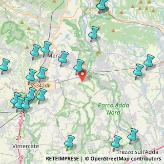 Mappa Strada dei Cavrioli, 23877 Paderno d'Adda LC, Italia (6.023)