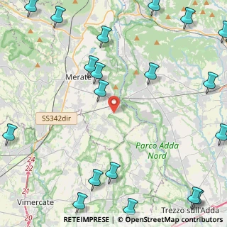 Mappa Strada dei Cavrioli, 23877 Paderno d'Adda LC, Italia (6.9605)
