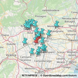 Mappa Via del Vallo, 35018 San Martino di Lupari PD, Italia (10.774)